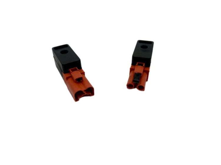 Komplet wtyczka i gniazdo 2 pin FLAMITRON / Bairan
