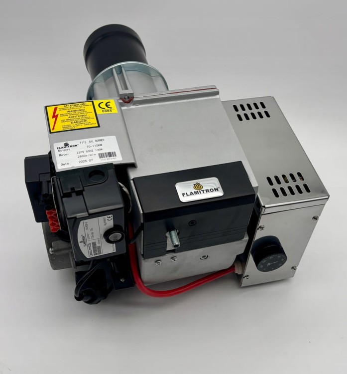 FLAMITRON model F115 70-115KW Palnik multiolejowy na olej przepracowany