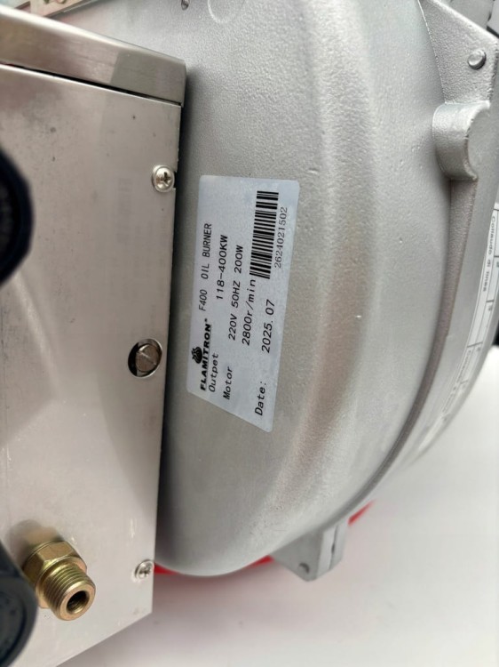 FLAMITRON model F400 118-400KW Palnik multiolejowy na olej przepracowan