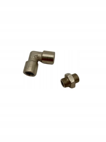 Kolanko do kompresora 1/8" GW z nyplem 1/8" FLAMITRON