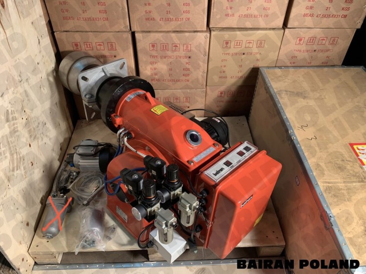 Bairan Palnik 450-750KW multiolejowy na olej przepracowany BW75T